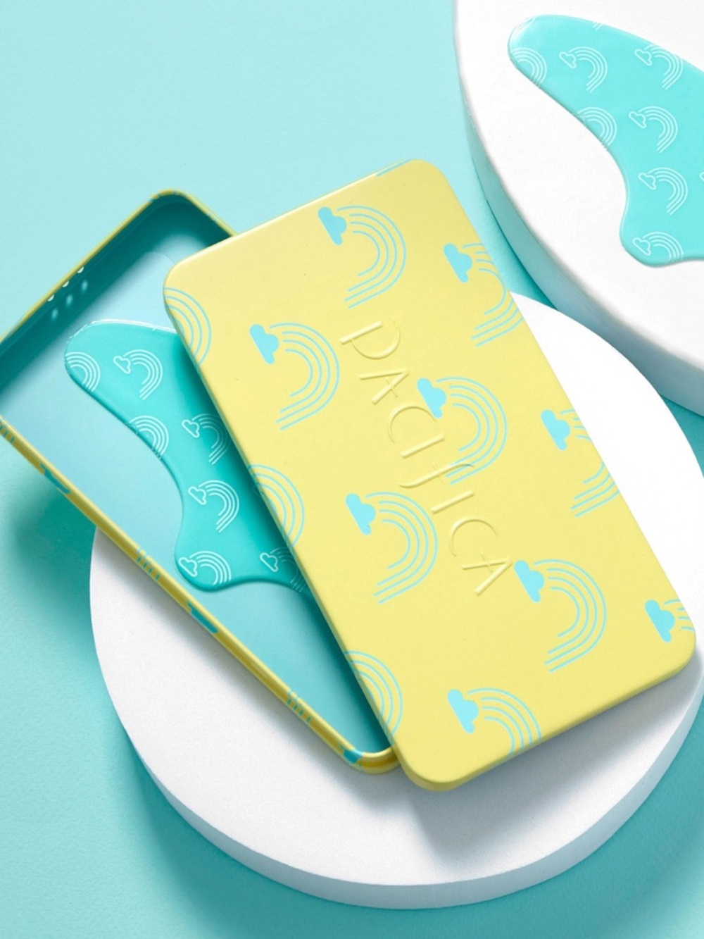 Anthropologie Reusable Silicone Brow Face Mask Tin Travel Kit by Pacifica